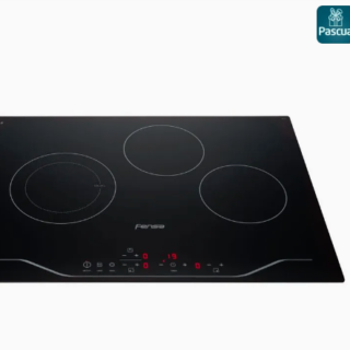 Encimera Eléctrica 3 Platos Fensa Vitrocerámica y Panel Touch FEV 3T Negra