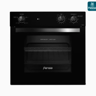 Horno Empotrable Eléctrico Fensa 66L Timer y Cavidad Esmaltada F 1060N A Negro