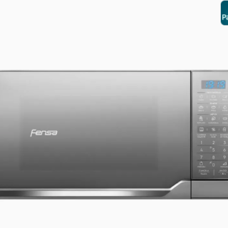 Microondas Fensa Digital 25 Litros Espejado Gris NMDO25S5GCRG